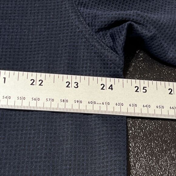 PGA Tour Polo Shirt Mens 2XL Navy Blue Tech Zone Performance Golf Diamond Print - Picture 7 of 12